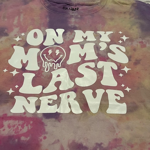 Tie Dye Girls Short Sleeve Shirt Size Medium - Picture 5 of 6